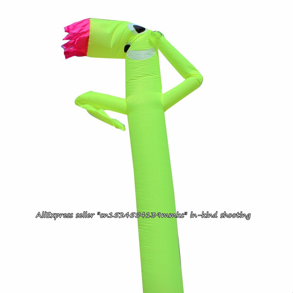 Air Dancer Sky Dancer Inflatable Tube Dance Puppet Wind Flying 10ft For 12inch Blower (Fluorescent Yellow)