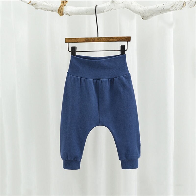 nouvelles filles garçons mignon dessin animé animaux imprimer printemps automne coton taille élastique pantalon décontracté enfants bébé vêtements 9-18 mois