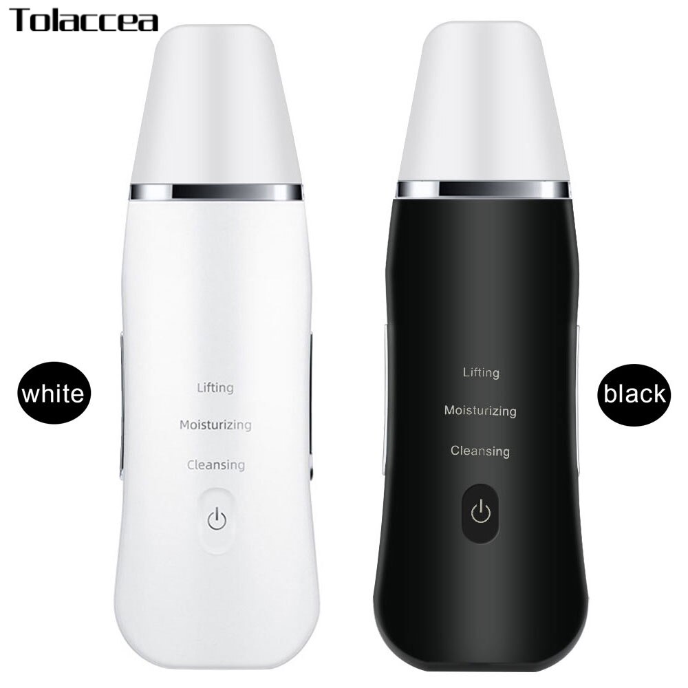 Ultrasonic Skin Scrubber Inductive Atomization Ion Deep Face Cleaning Peeling Face Vibration Remove Pore Blackhead Wrinkles