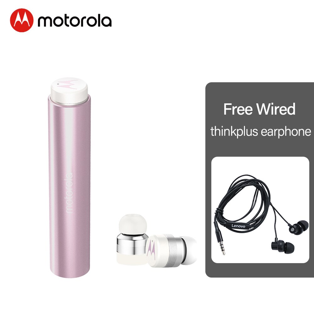 Motorola VerveBuds 300 Wireless Bluetooth Earphone In-Ear Mini Sports Headphones For Apple Samsung Huawei Phone VerveBuds300: Pink with tw13