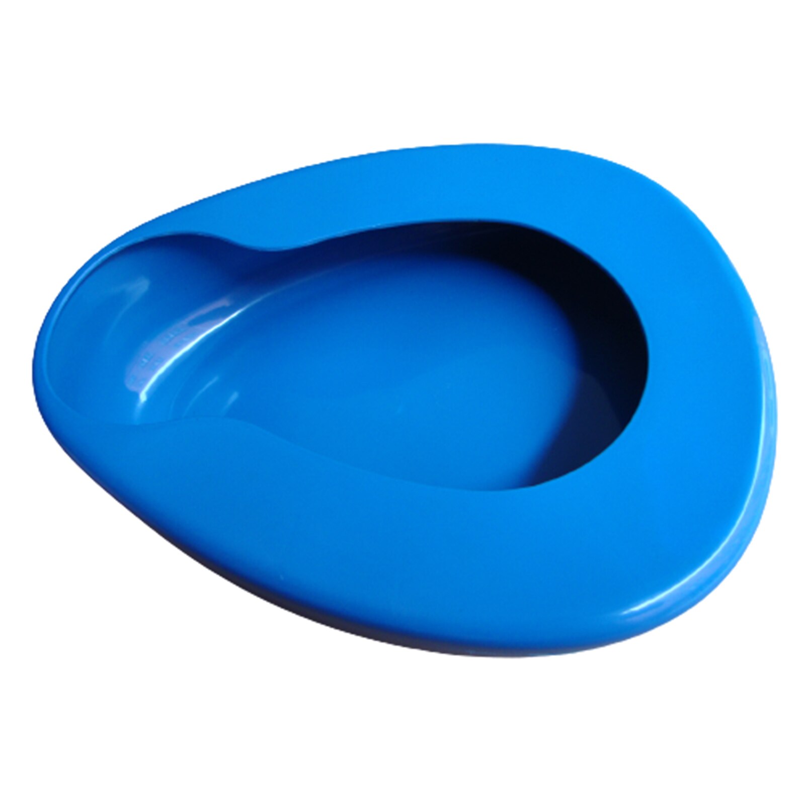 Anti-Spill Blue Bedpan Seat Urinal for Bedridden Patient Elderly Care,Reusable Easy to Clean Patient Home Bed Pan