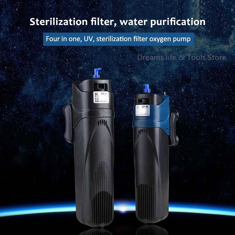 5/8W Fish Tank Aquarium Filter Pump Aquarium UV Lamp Sterilization Water Circulating Sterilizer UV Filters fish tanks aquariums