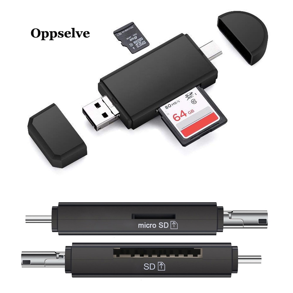 Usb Otg Header 3 In 1 Type C & micro USB & USB OTG Card R... – Vicedeal