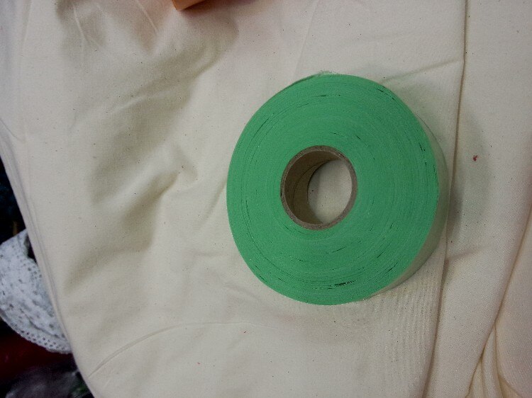 3cm 60 meter Unfolded Cotton Polyester Bias Binding Tapes Patchwork Trim Covered Insertion Upholstery Sewing Textile Webbing: green