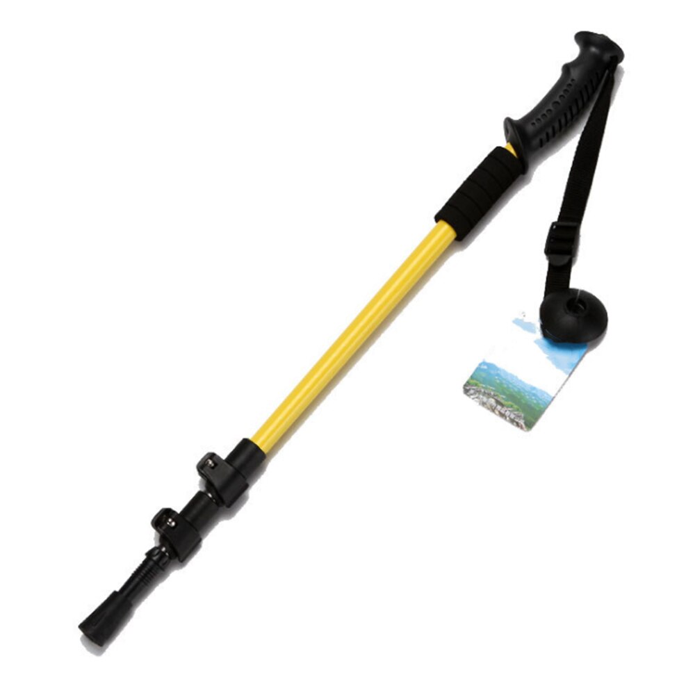 Walking Stick Trekking Pole Walk Cane Aluminum Ski Camping Telescopic Baton Hiking Stick Outdoor Camping Equipment