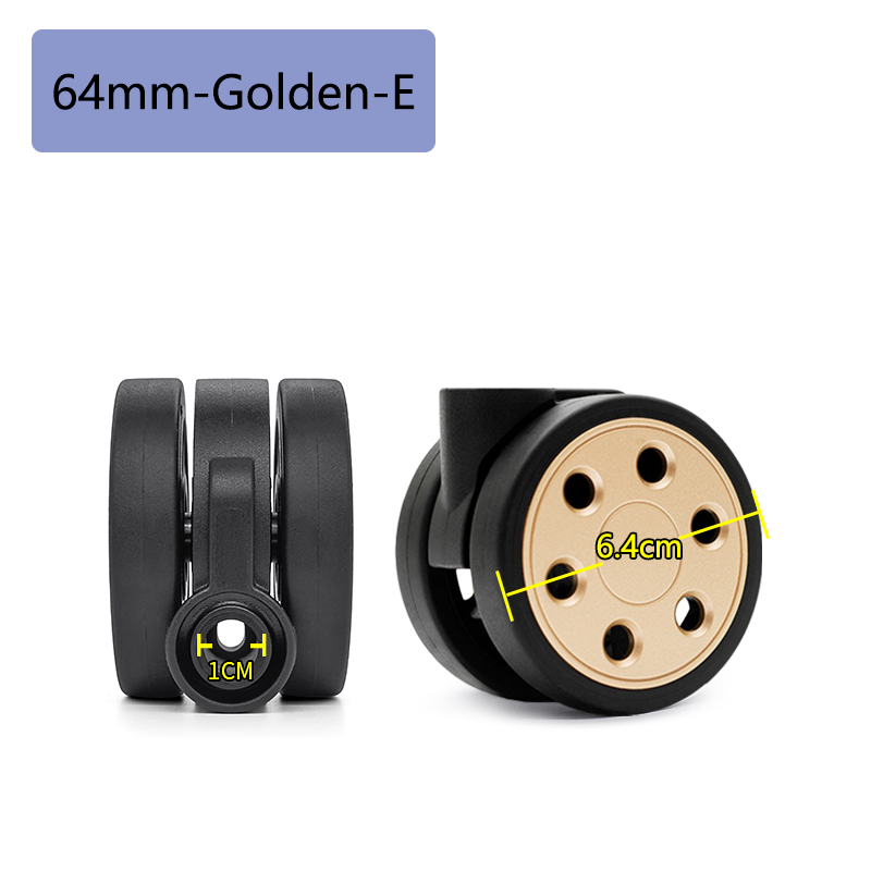 Bagagewielen voor rimowa reparatie, 50mm vervangende wielen, draagwielen, trolleykoffer, stille zwenkwielen, kofferaccessoires: 3/8 " / Rood