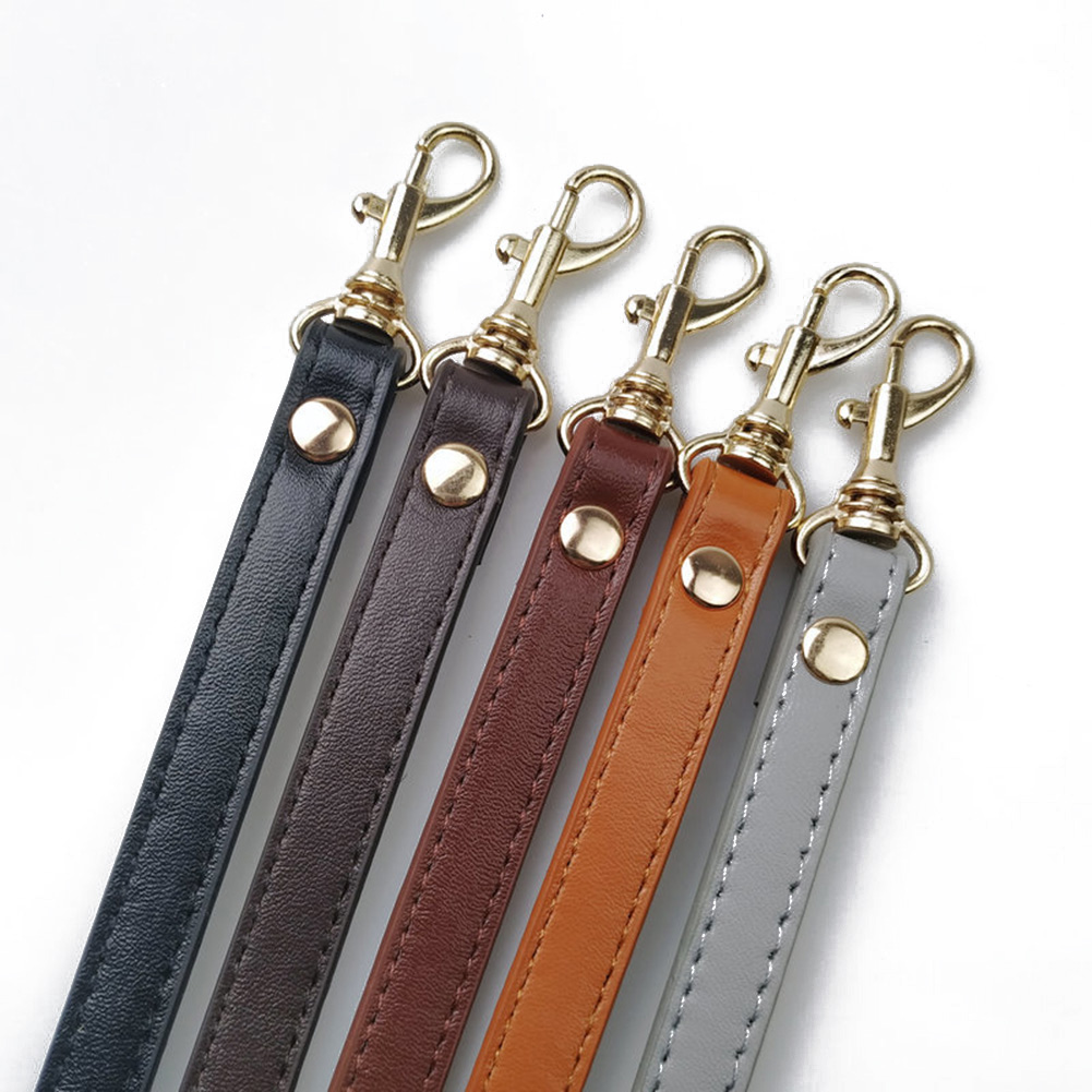 Replacement Bag Strap Women PU Leather Shoulder Bag Strap Metal Buckle Handbag Straps Handles For Bags Belts Bag Accessories