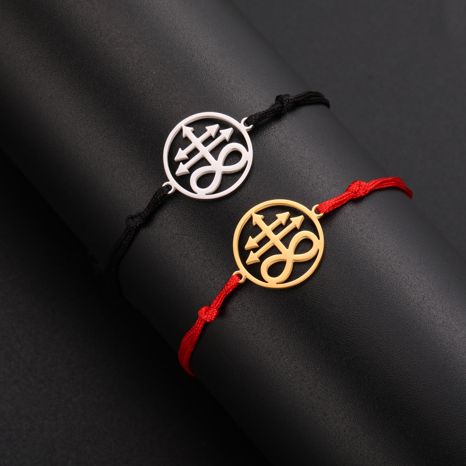 LIKGREAT Satanic Leviathan Kruis Signet Armband Vintage Demon Devil ketting Armband voor Mannen Talisman Amulet Sieraden