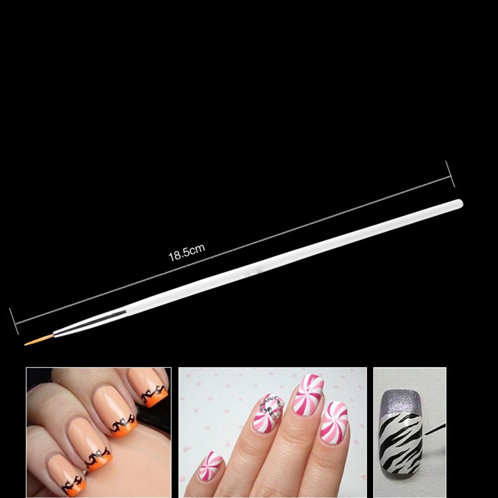 15 stks Professionele UV Gel Acryl Nail Art Brush Set Nail Polish Schilderij Tekening Pen Perfecte Manicure Nail Puntjes gereedschap