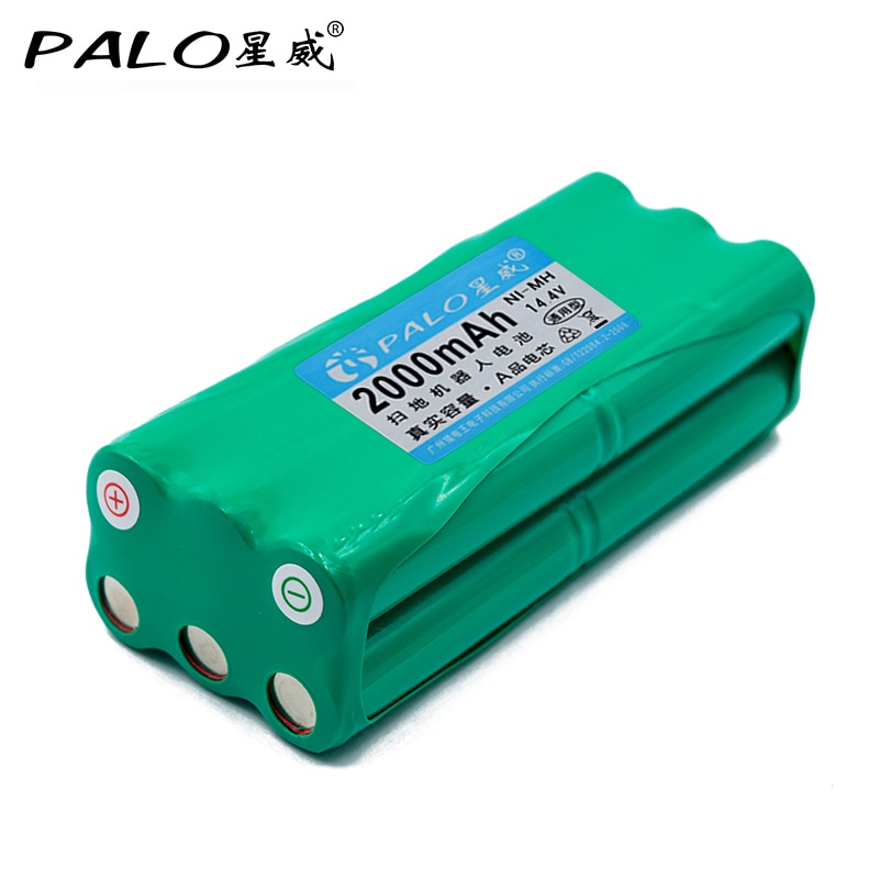 Batteri 14.4v ni -mh 2000 mah dammsugare robot uppladdningsbart batteri för libero v -m600/m606 vbott 270/271 papago  s30c vone  t285d