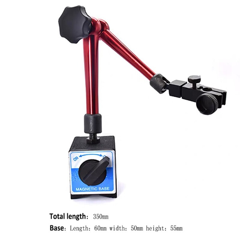 Dial Indicator +big universal Magnetic Stand Base Holder 0.8mm Dial /10MM dial Test Comparator For Equipment Calibration: stand