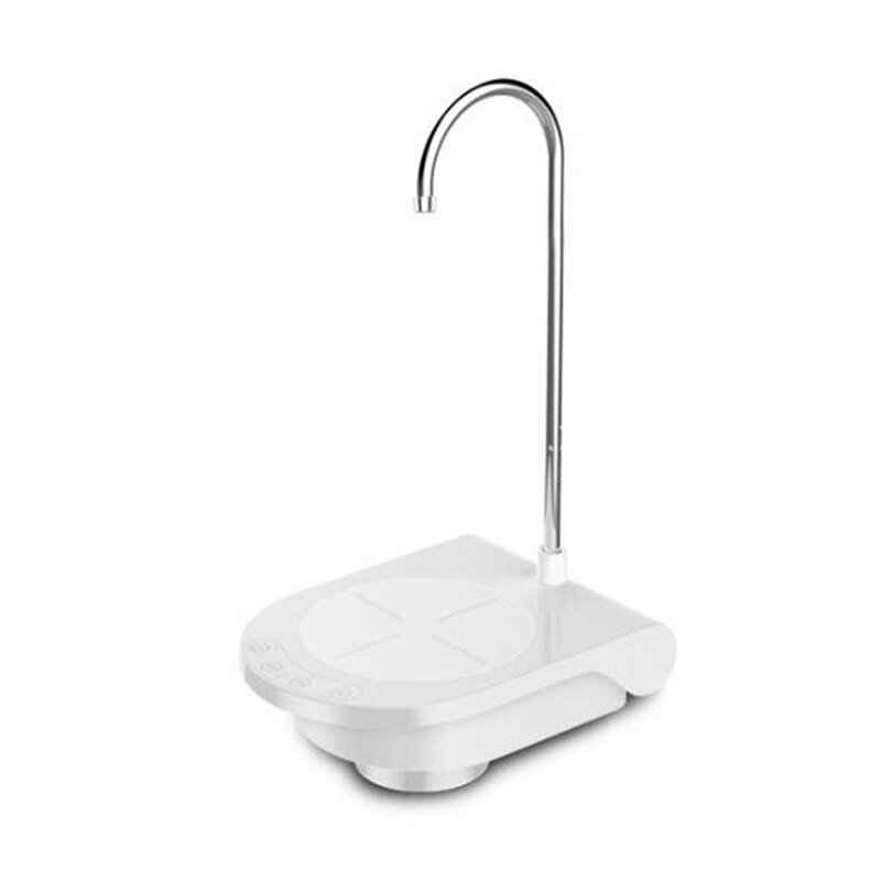 Bottled Water Pumping USB Rechargeable Water Dispenser Household Electric Pure Bucket Water Pressure Wireless Water Pump White: Default Title