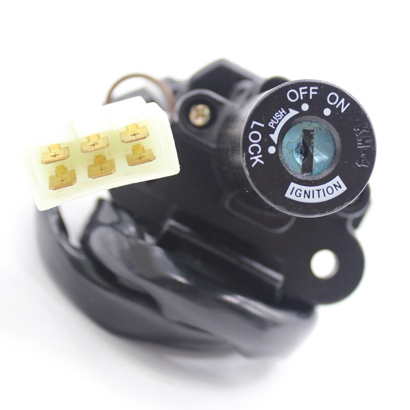 Motorcycle Ignition Switch Lock Set 6 wires Keys For Kawasaki ZX6R ZX9R EX 250 500 ZX 550 600 750 900 KZ650 KZ750 KZ1000 KZ1100