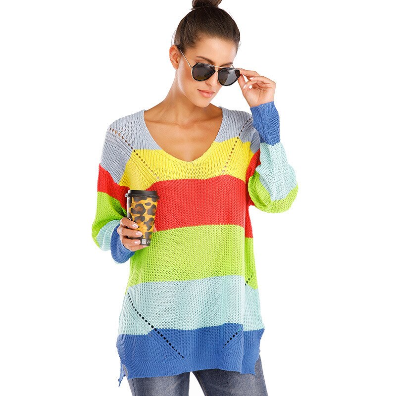 Autumn Clothes Maternity Sweaters Knitting Striped Pregnant Sweater Pregnancy Knitted Worm Pregnant Sweater Pullover Coat Jacket: blue
