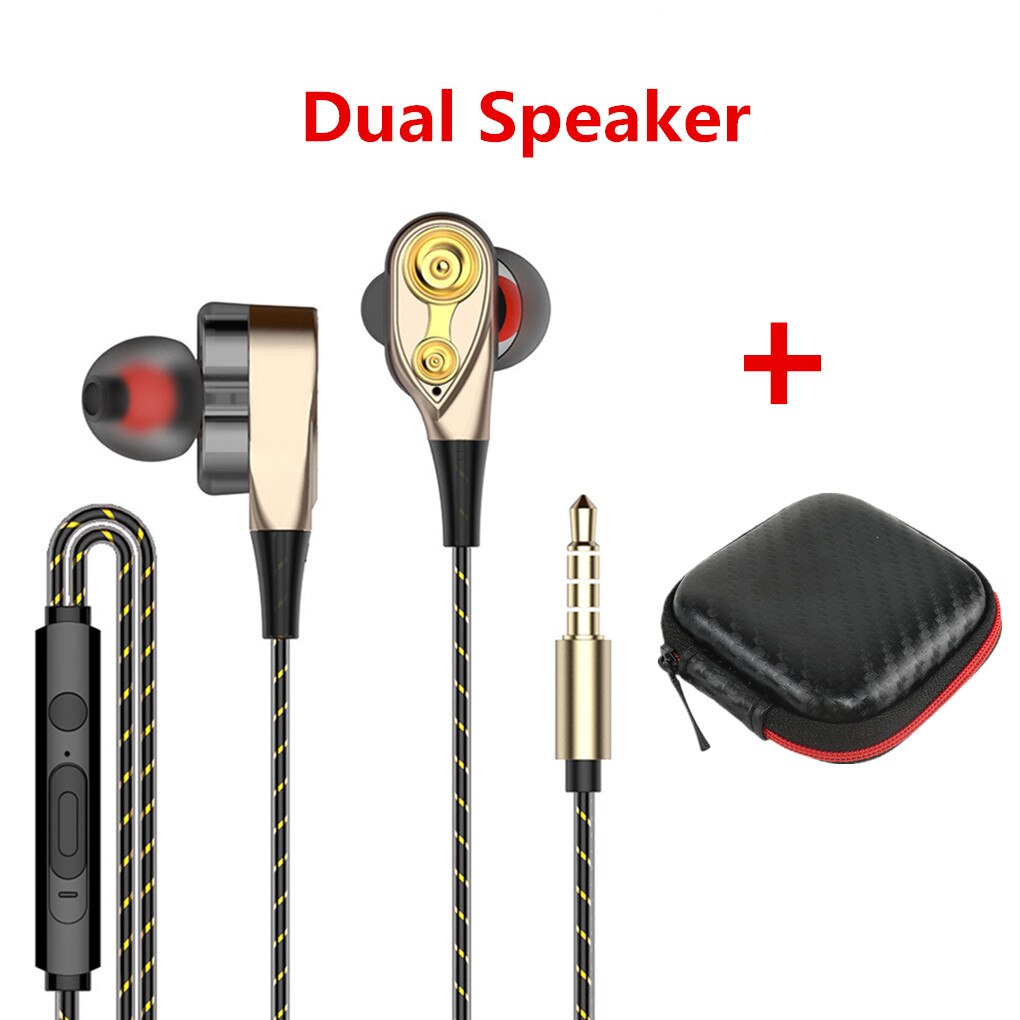 Auriculares estéreo de doble unidad con cable en la oreja auriculares deportivos con micrófono Mini Auriculares auriculares para el ordenador del teléfono: 10 with bag