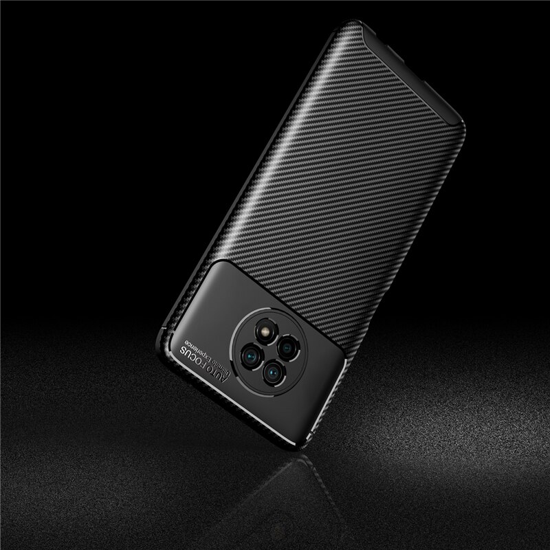 Carbon Fiber Cover For Xiaomi Redmi Note 9T 5G Case Funda Redmi Note 9T 9 T 5G Ultra Thin Back Case For Redmi Note 9T 5G Cover