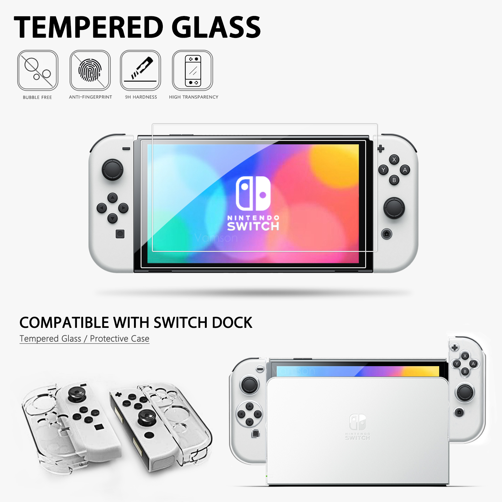 Vamson Crossbody Bag Game Accessoires Kit Voor Nintendo Switch Oled Reizen Opslag Draagtas Beschermhoes Voor Schakelaar Oled