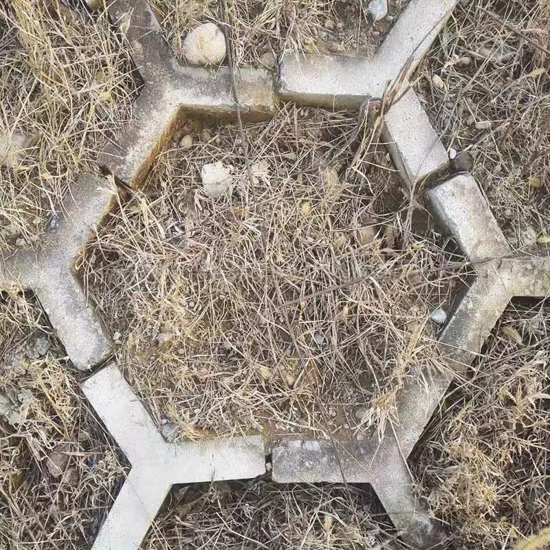 Cement Antique Brick Square Mould Garden Path Making Brick Mold 3D Carving Anti-Slip Concrete Plastic Paving Molds 30x30x7cm