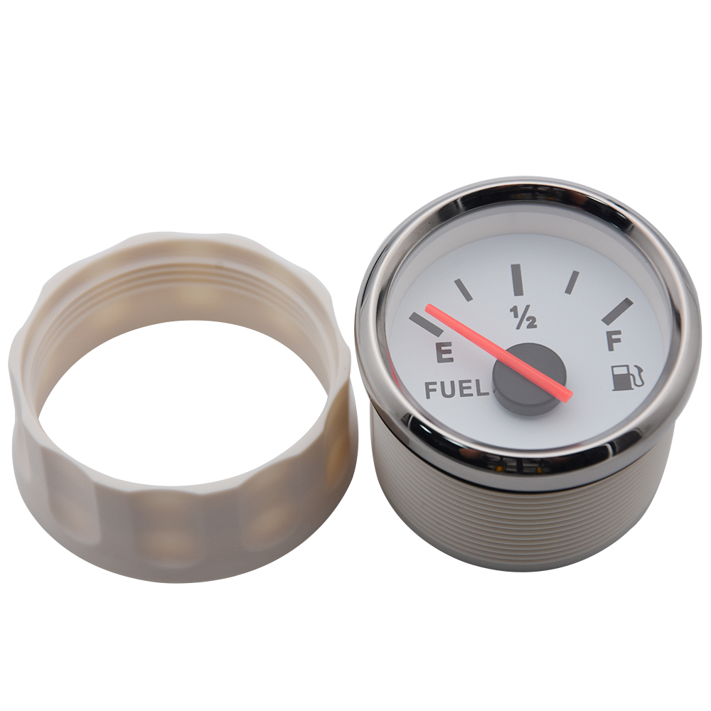 52 mm bränslemätare båt bil bränslenivåmätare e -1/2- f oljenivåindikator passar för 0 ~ 190 ohm bränslesensor sändarenhet bakgrundsbelysning 9 ~ 32v