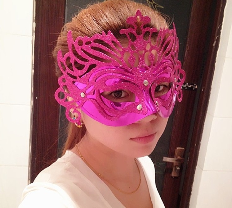 Bloemen Kroon Phantom Venetiaanse Oogmasker Dances Party Festival Kerst Grappig Half Gezicht Halloween Masker
