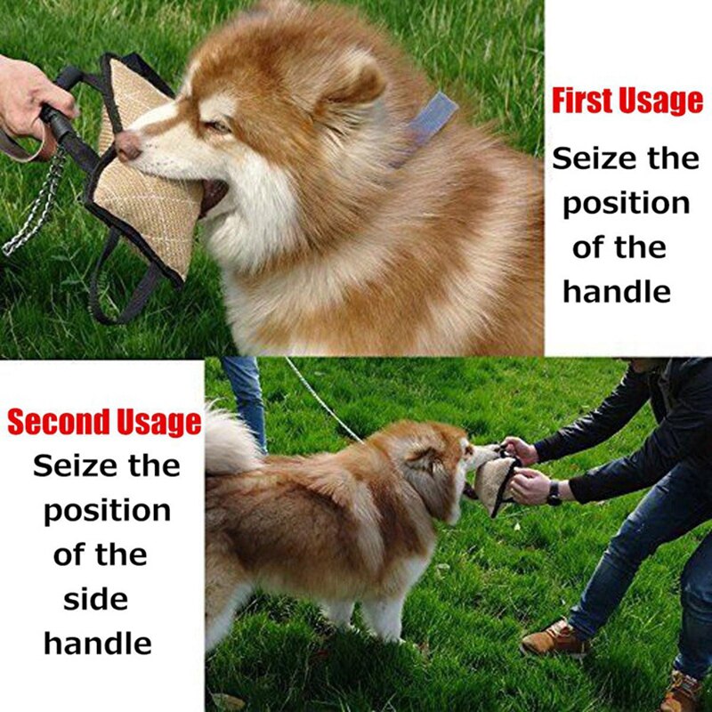 Durable Dog Training Bite Pillow German Shepherd Rottweiler Interactive Toy Playing Chewing Training Teeth Cleaning Toys