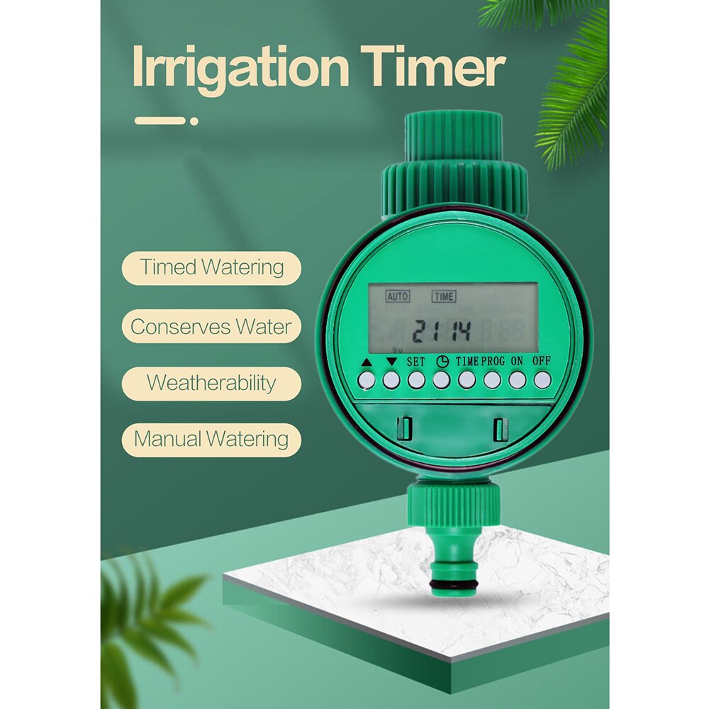 Kkmoon Smart Watering Timer Irrigatie Controller Led Digitale Display Tuin Irrigatie Timer Tot 16 Programma &#39;S Battery Operated