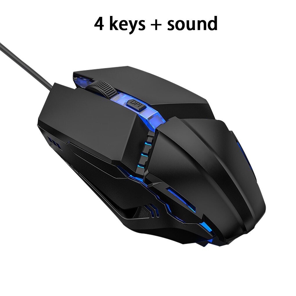 Wired Gaming Mouse Gamer 3200DPI USB Ergonomic Mouse Computer Office Sound Silent USB Optical Mice For Macbook Laptop PC: NO.1