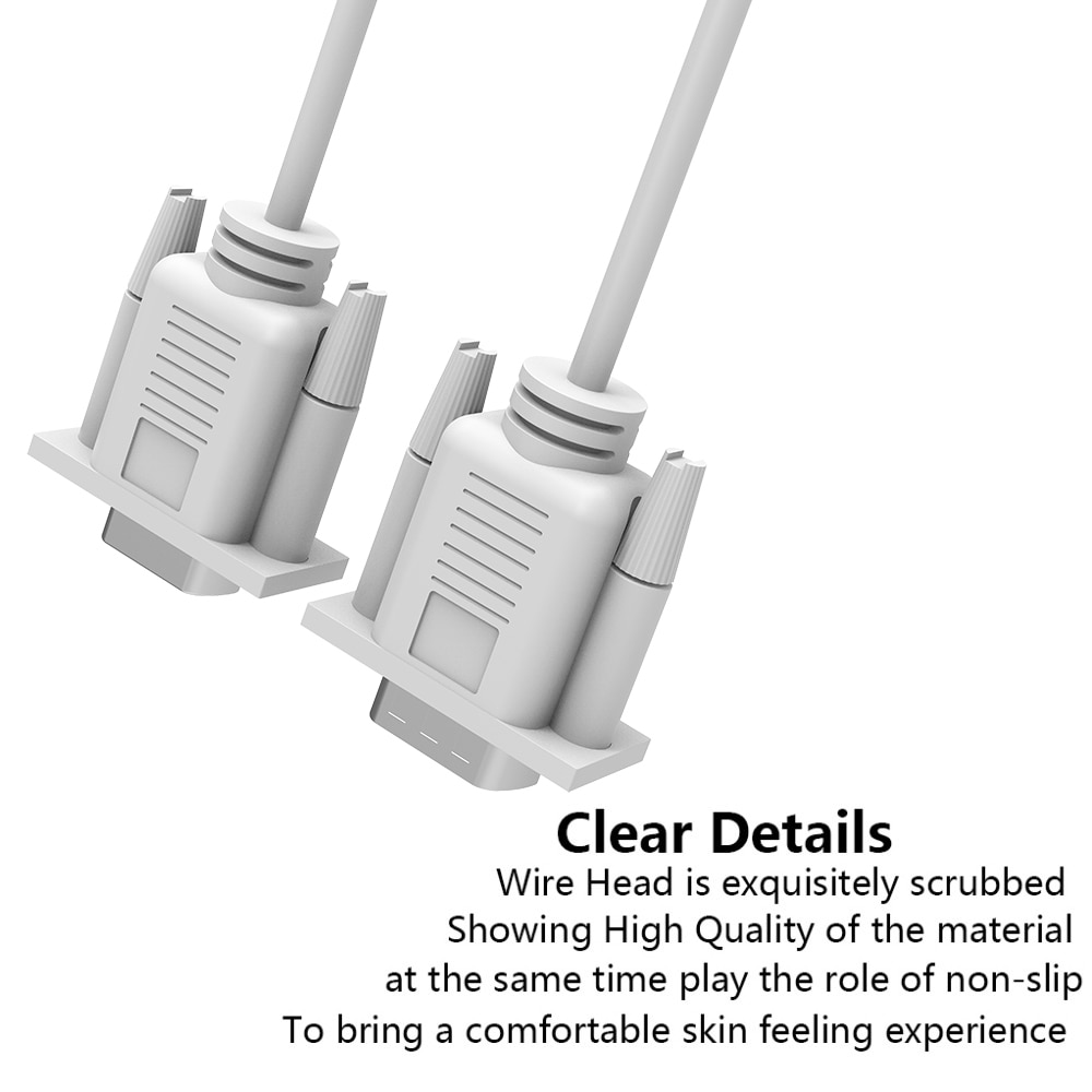 DB9 9 Pin Male to Female RS232 Serial Cable 2-3 Cross-connect COM Extension Cable for Computer Printer Scanner 1.5m 4.5FT