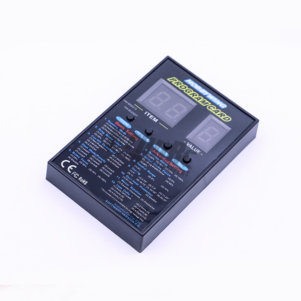 Hobbywing Xerun XR10 Justock 60A Sensored Brushless ESC Speed Controller for 1/10th 1/12thTouring Car/Buggy