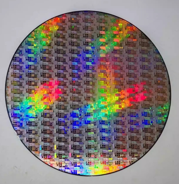 Chip de circuito de litografía de oblea de CPU de oblea de 12 pulgadas, 8 pulgadas y 6 pulgadas, Chip de prueba de enseñanza de oblea Semiconductor: Castaño