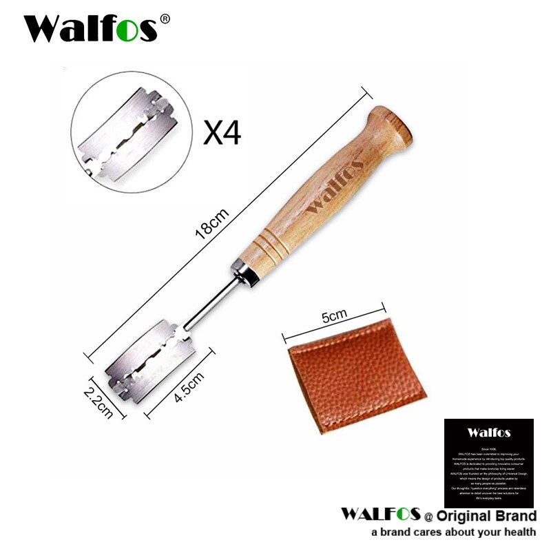 Walfos Brood Lame Europese Brood Arc Gebogen Brood Mes Western-Stijl Baguette Snijden Franse Toas Cutter Gereedschap: Bread Knife