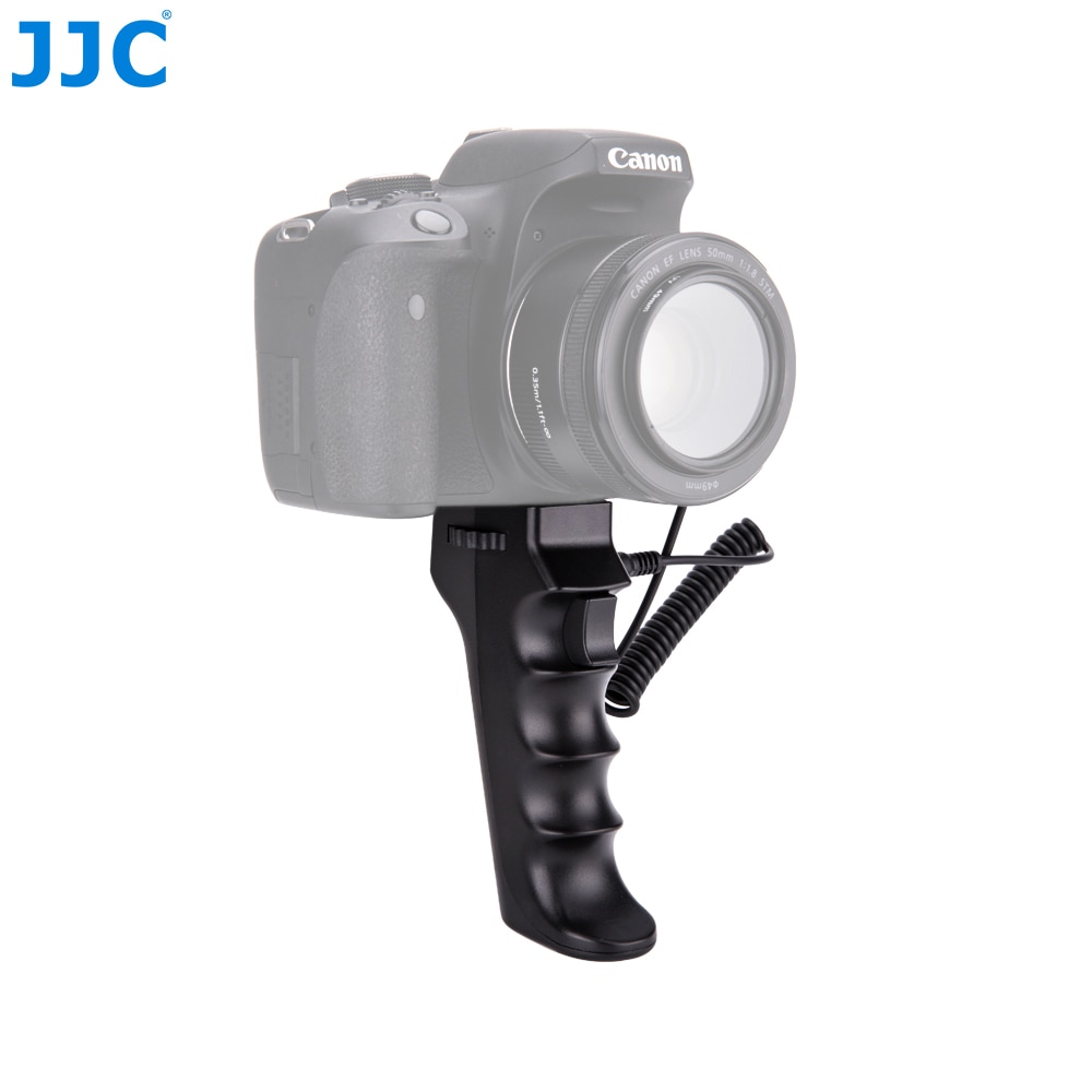 JJC Camera Shutter Triggering Remote Handle Grip For Canon Nikon Sony Olympus Pentax Panasonic Sigma Camera with 1/4''-20 Mount