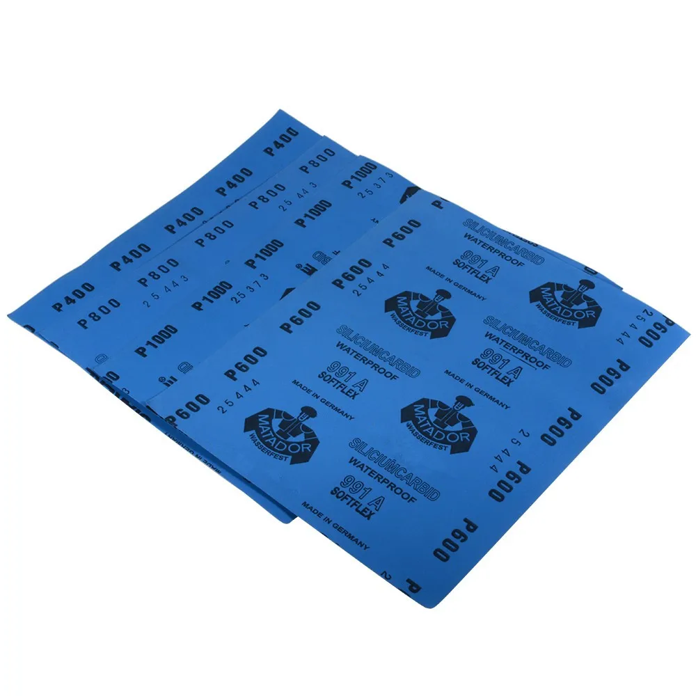 1PC Polishing Sanding Wet/dry Abrasive Sandpaper Paper Sheets Surface Finishing Made Grit P2500 P3000 P5000 P7000 P1000