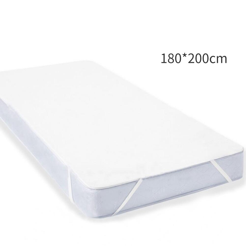 1PCs Vier-Hoek Pees Badstof Waterdichte Bed Cover Waterdichte Matrasbeschermer: 180x200