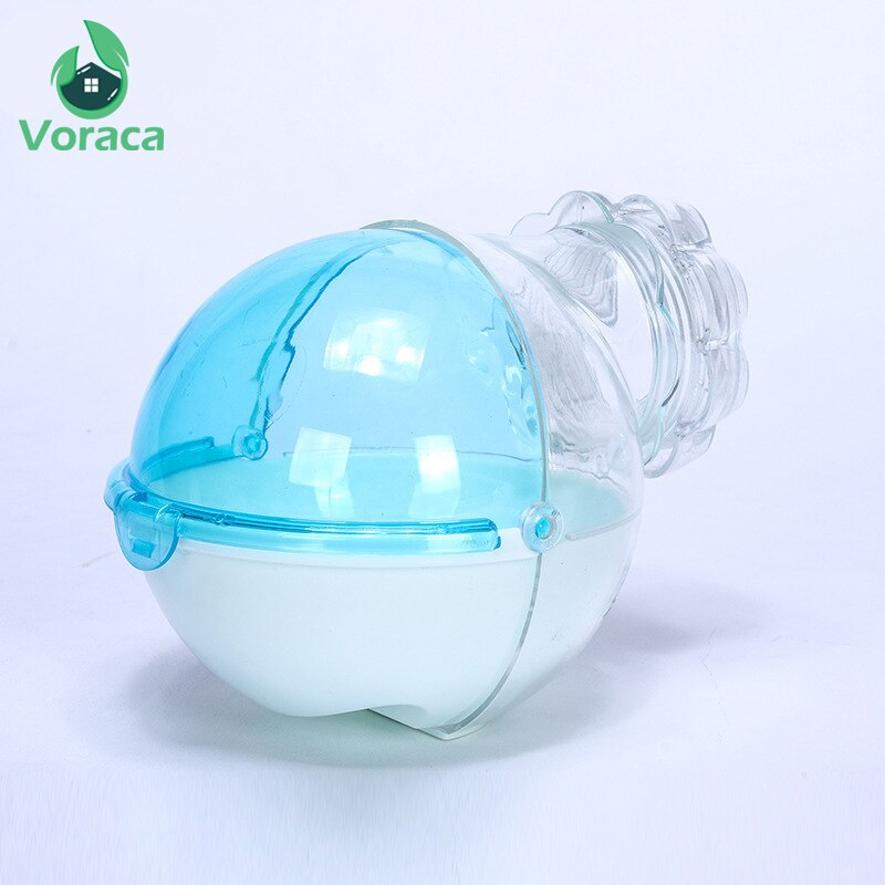Bañera de hámster externa para baño, jaula de arena de baño, cama acrílica, ratón, Villa, mascotas pequeñas, caja de arena para baño, rosa y azul