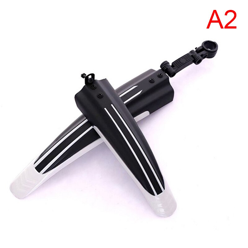 2pcs Mountain Bike Bicycle Cycling Road Tire Front Rear Mudguard Fender Set Mud Guard: A2