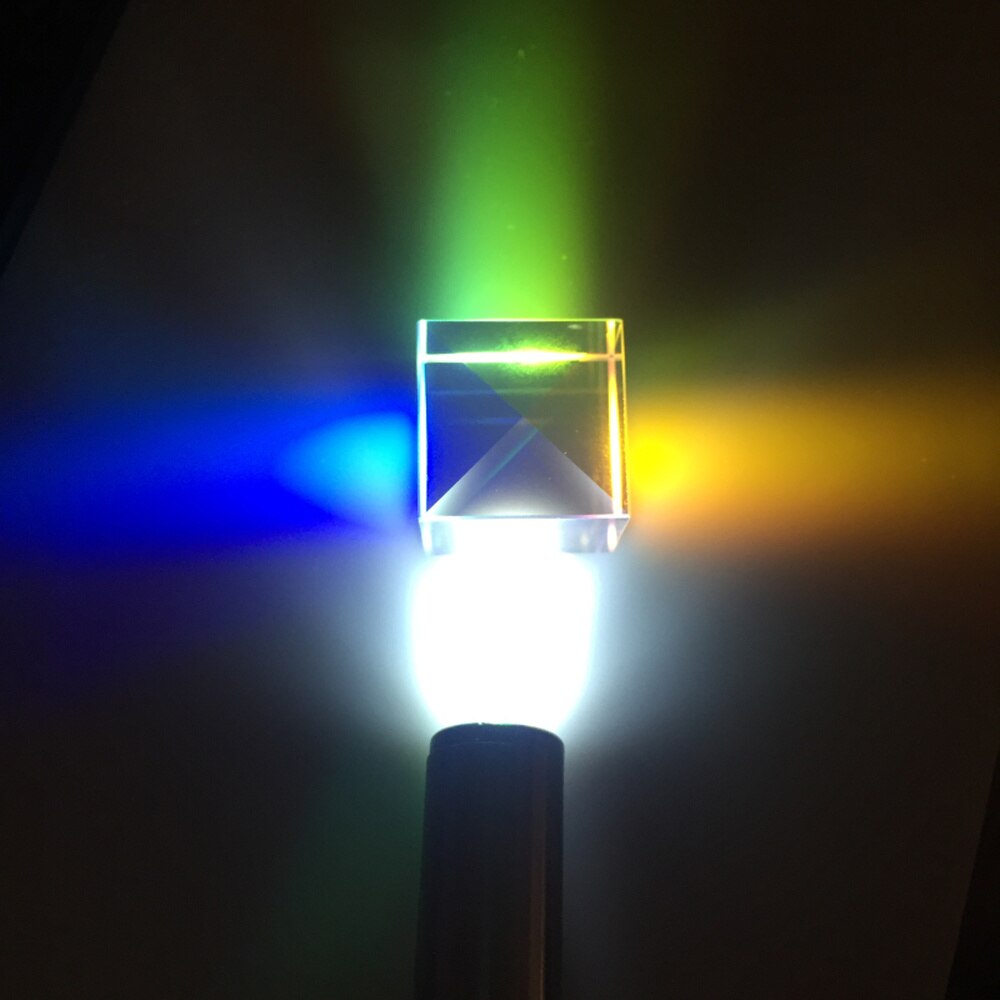 1pcs 20*20*17mm Photography of Rainbow Glass with Light Cube Colour Splitting Prism