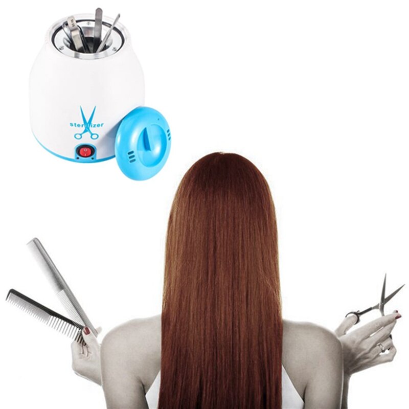 Professionelle Salon Barbier Desinfektion Glas Manikübetreffend Desinfektion Tasse Friseur Werkzeuge EU Stecker