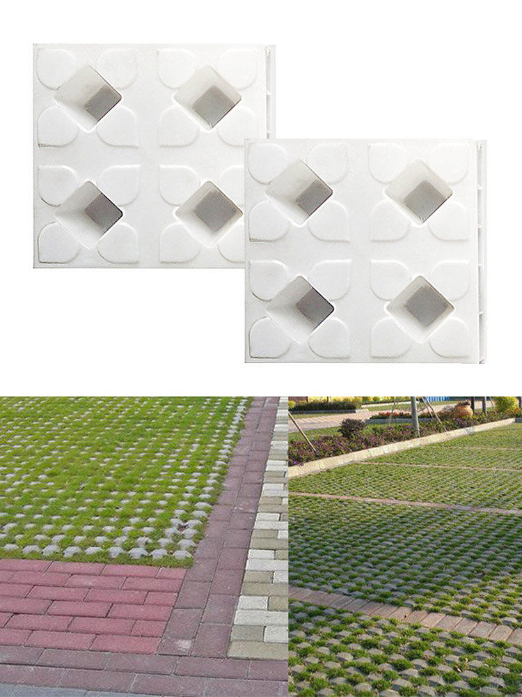 Durable Paving Molds Multi-function DIY Garden Courtyard Pavement Mold Lawn Paving Brick Stone Road Concrete Mould
