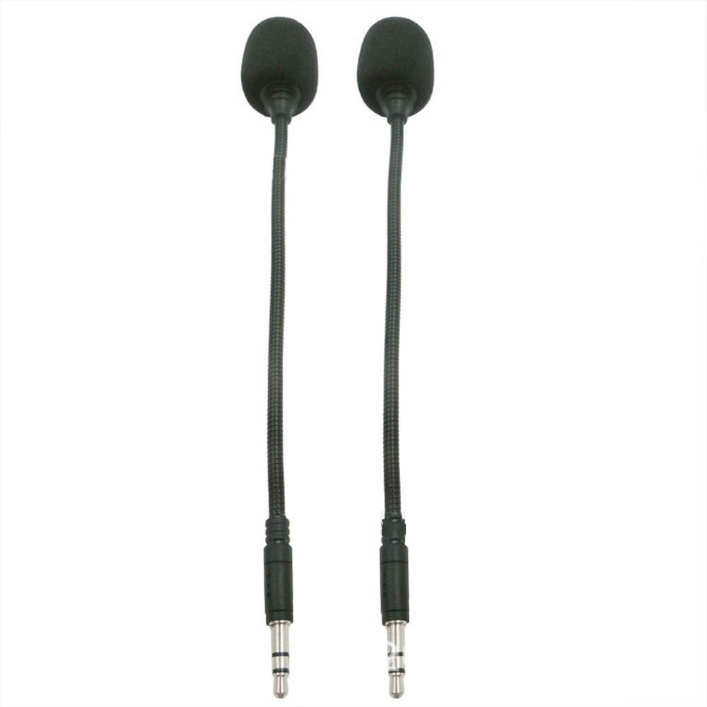 Bærbar 3.5mm wired stereo studio gaming headset mic mini hd stemme mono mikrofon til mobiltelefon laptop optager