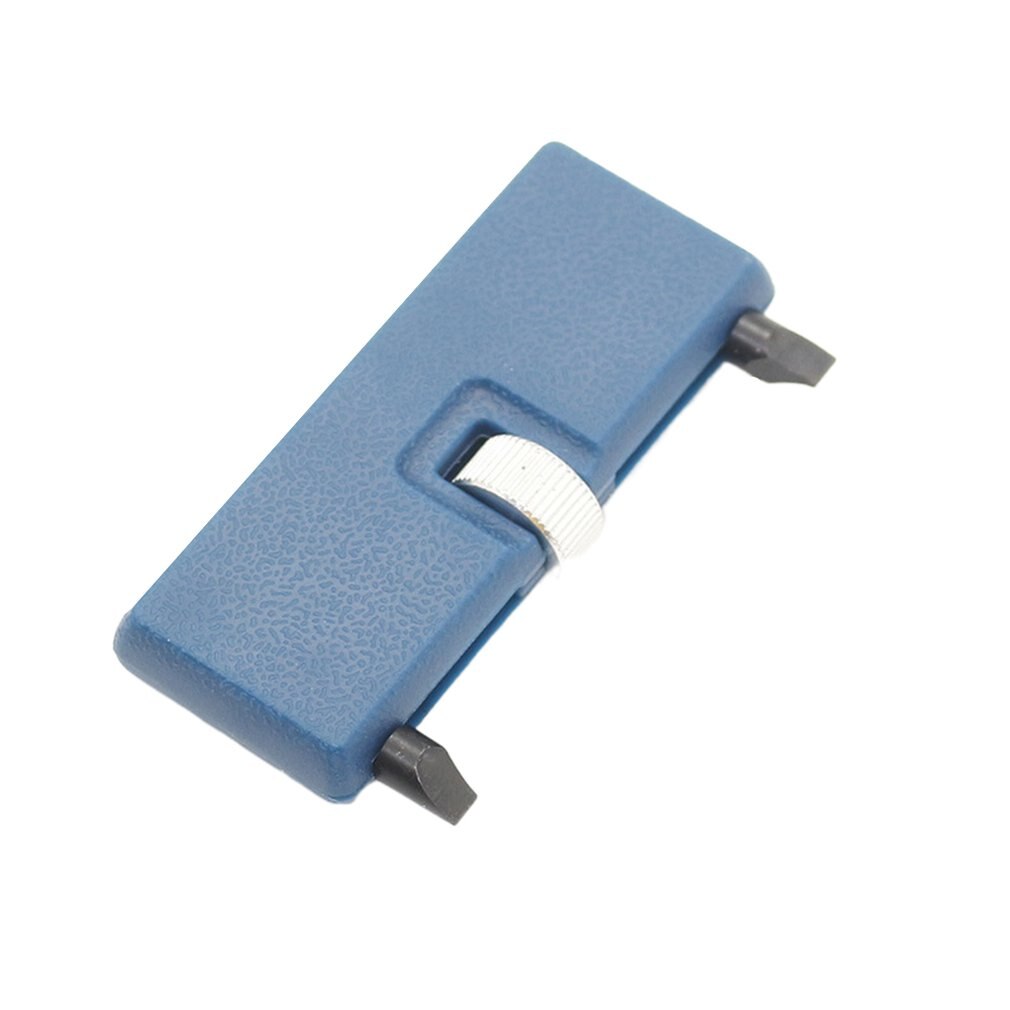 Adjustable Watch Case Opener Repair Watchmaker Wristwatch Battery Remover Watch Repair Tools Two Feet Opening Screw: Round mouth