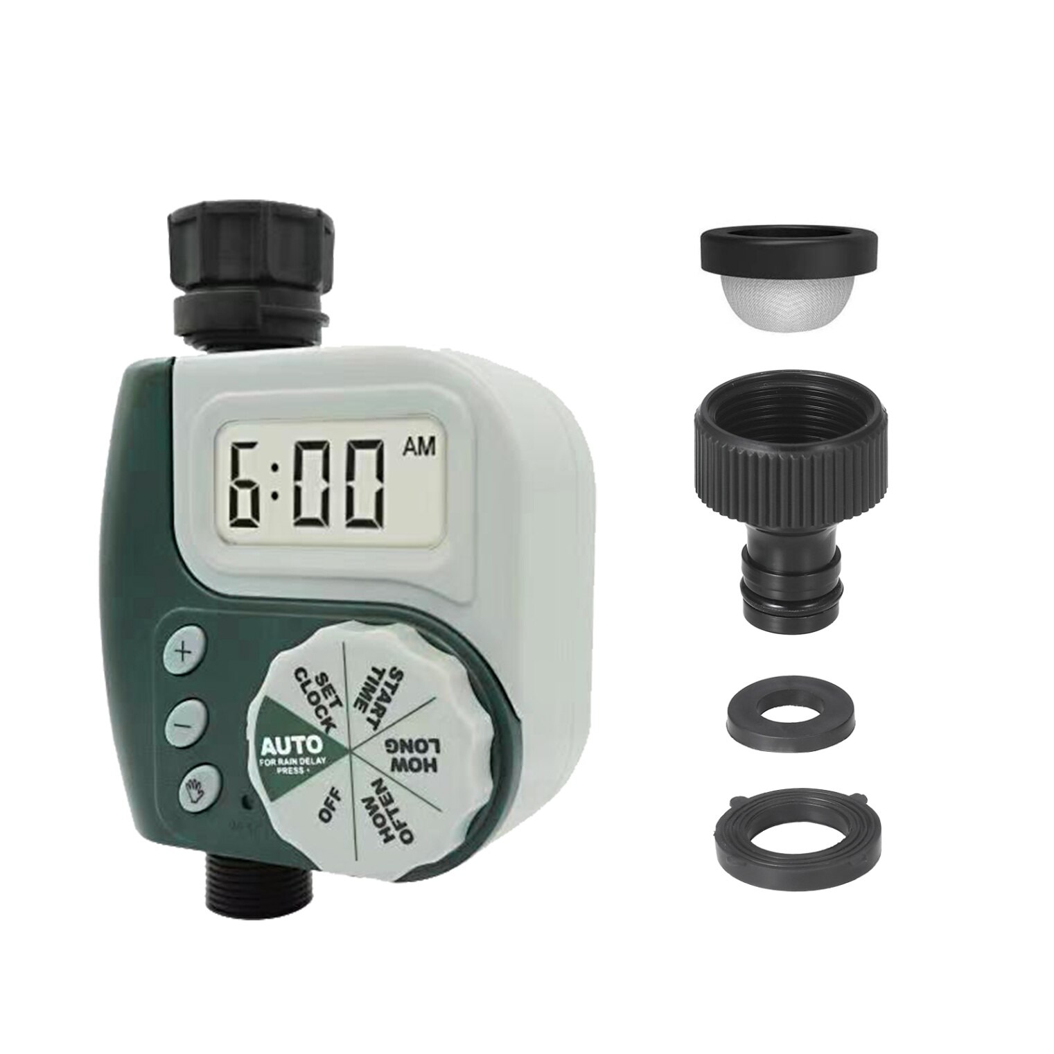 Digital Programmable Water Timer Weatherproof Garden Lawn Faucet Hose Timer Automatic Irrigation Controller Drip Irrigation: Type2 US Plug
