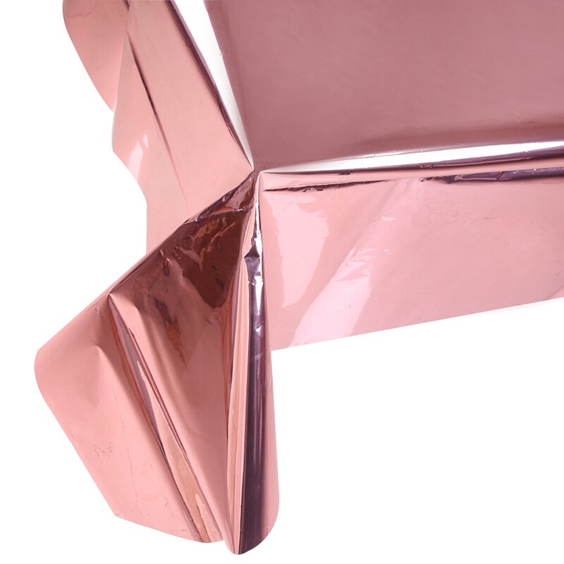 Rose Gold Foil Tablecloth Tablecloth Shiny Tablecloth Suitable for Party Wedding Anniversary Thanksgiving Christmas