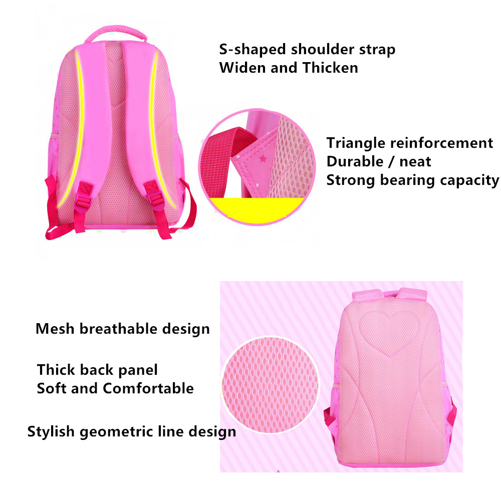 Girl School Bags For Teenagers backpack set women shoulder waterproof travel bags 3 Pcs/Set rucksack mochila knapsack