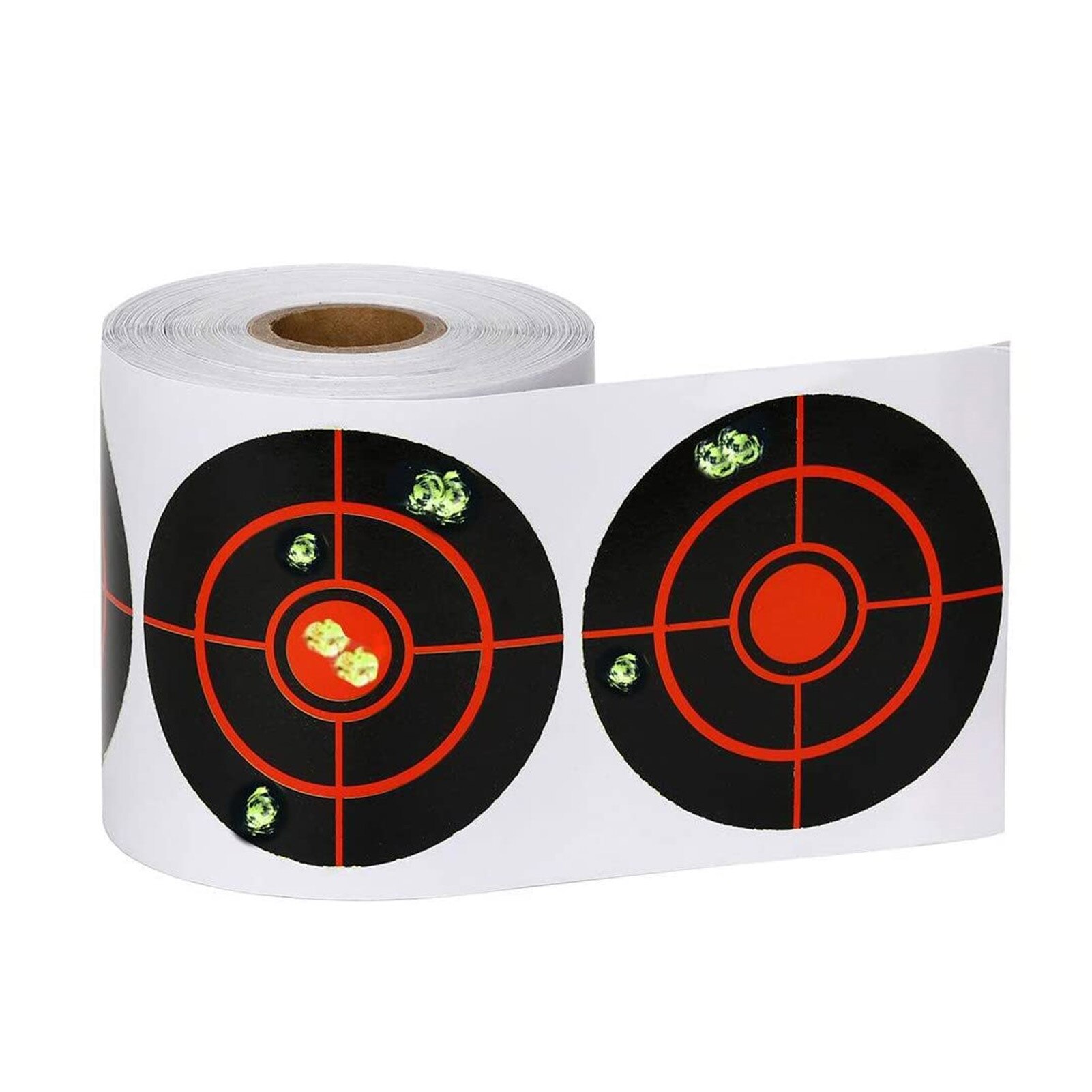 100/250 Roll Schieten Doel Sticker 7.5Cm Langdurige Duurzaam Schieten Accessoires Bullseye Spatten Doel Reactieve Sticker: 250  roll