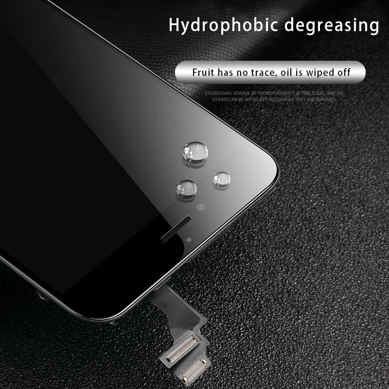 Aaa+++ til iphone 6 6s 6 plus 6 plus lcd med 3d kraft berøringsskærm digitizer samling til iphone 7 8 plus skærm ingen død pixel