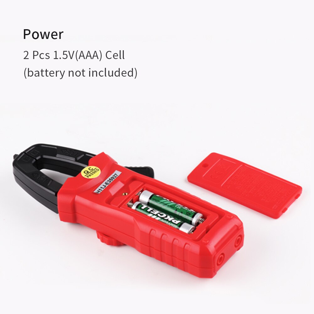 HABOTEST HT200A Mini AC Digital Clamp Meter True RMS Auto Ranging Digital Multimeter AC/DC Voltage Resistance Continuity Tests