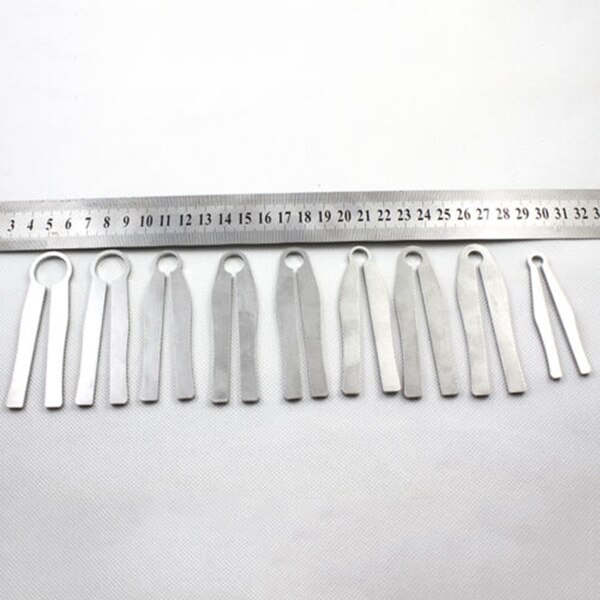 Clé D'horloge De Remontage - Lot De 2 Pièces En Acier - Pour Pendules Et Horloges Murales Mécaniques