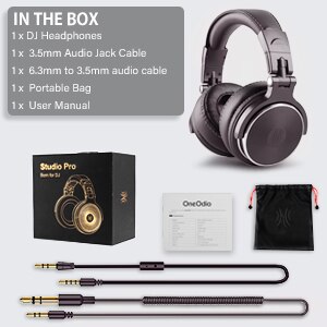 Oneodio Profi-10 Studio DJ Kopfhörer Über Ohr verdrahtet HiFi Kopfhörer Spielen Headset Mit Mikrofon Für PC Telefon