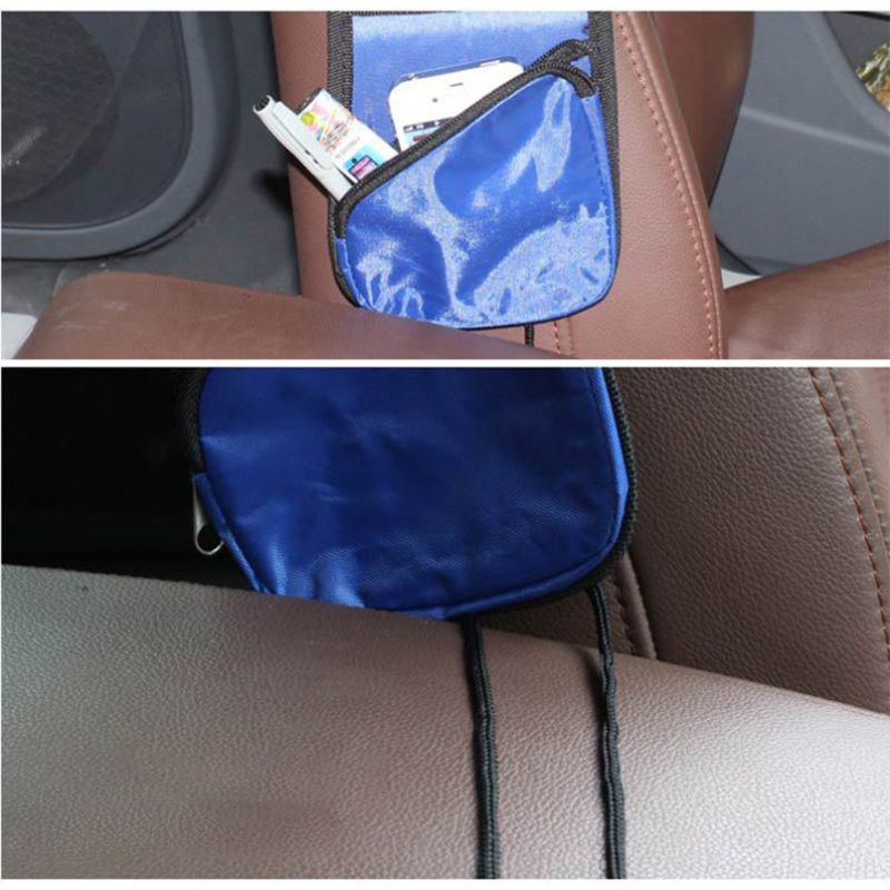 Auto Car Side Seat Pocket Organiser Tidy Accessory Storage Collector Hang Bag Pouch Cup Holder